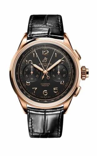 Breitling Premier Heritage B15 Duograph 42 Red Gold / Black RB1510251B1P1