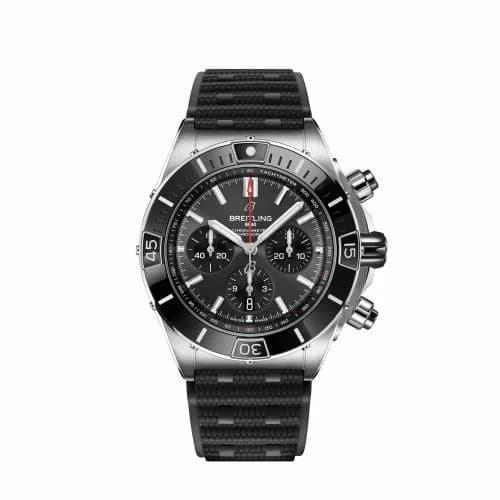 Breitling Super Chronomat B01 44 Stainless Steel / Anthracite / Rubber / Boutique Edition AB0136251B2S1 — фото часов Breitling Super Chronomat B01 44 Stainless Steel / Anthracite / Rubber / Boutique Edition AB0136251B2S1 — фото часов