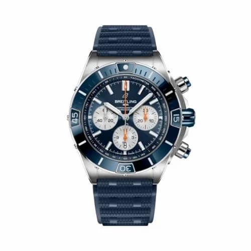 Breitling Super Chronomat B01 44 Stainless Steel / Shula 347 / Rubber AB01368A1C1S1 — фото часов Breitling Super Chronomat B01 44 Stainless Steel / Shula 347 / Rubber AB01368A1C1S1 — фото часов