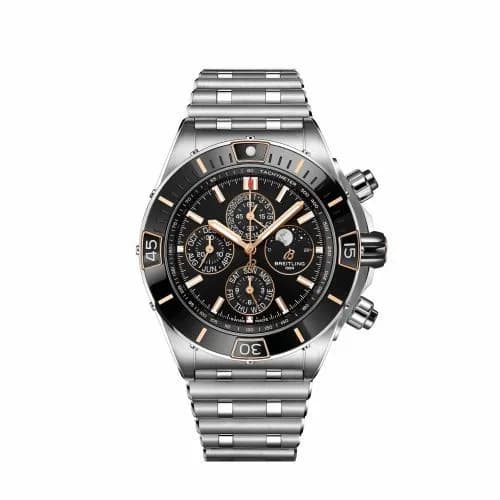 Breitling Super Chronomat 1461 Days 44 Stainless Steel / Black / Rouleaux I19320251B1A1