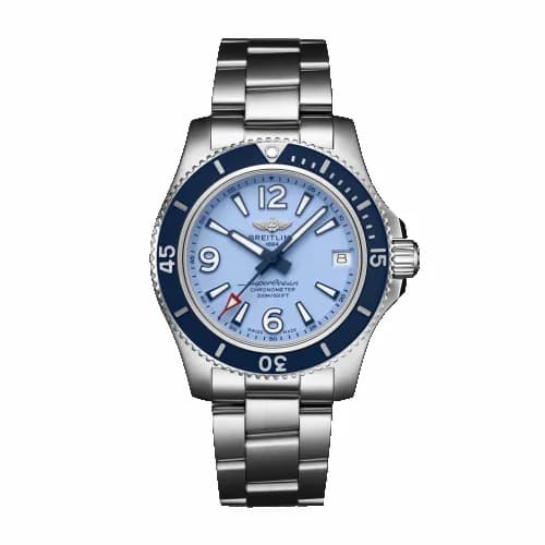 Breitling Superocean 36 Stainless Steel / Blue / Bracelet A17316D81C1A1 — фото часов Breitling Superocean 36 Stainless Steel / Blue / Bracelet A17316D81C1A1 — фото часов