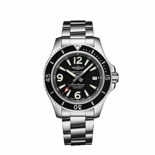 Breitling Superocean 42 Stainless Steel / Black / Bracelet A17366021B1A1 — фото часов Breitling Superocean 42 Stainless Steel / Black / Bracelet A17366021B1A1 — фото часов