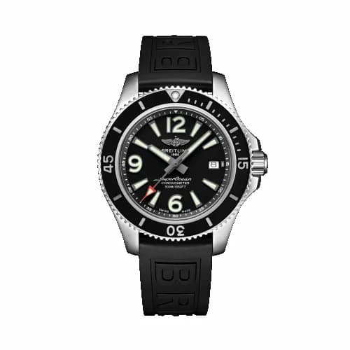 Breitling Superocean 42 Stainless Steel / Black / Rubber / Pin A17366021B1S1 — фото часов Breitling Superocean 42 Stainless Steel / Black / Rubber / Pin A17366021B1S1 — фото часов