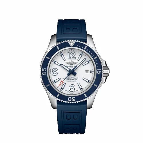 Breitling Superocean 42 Stainless Steel / White / Rubber / Folding A17366D81A1S2 — фото часов Breitling Superocean 42 Stainless Steel / White / Rubber / Folding A17366D81A1S2 — фото часов