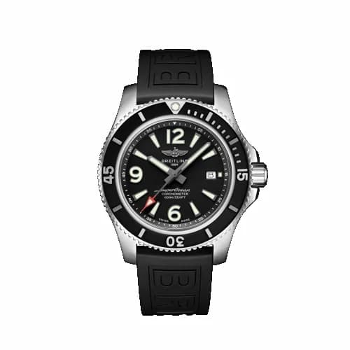 Breitling Superocean 44 Stainless Steel / Black / Rubber / Pin A17367D71B1S1 — фото часов Breitling Superocean 44 Stainless Steel / Black / Rubber / Pin A17367D71B1S1 — фото часов