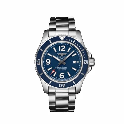 Breitling Superocean 44 Stainless Steel / Blue / Bracelet A17367D81C1A1 — фото часов Breitling Superocean 44 Stainless Steel / Blue / Bracelet A17367D81C1A1 — фото часов