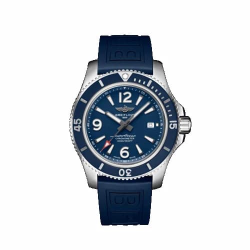 Breitling Superocean 44 Stainless Steel / Blue / Rubber / Folding A17367D81C1S2 — фото часов Breitling Superocean 44 Stainless Steel / Blue / Rubber / Folding A17367D81C1S2 — фото часов