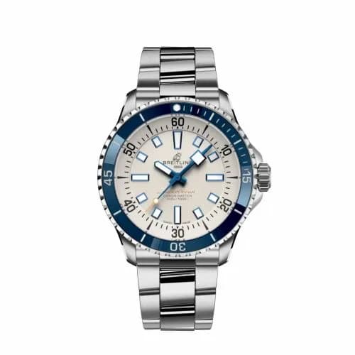 Breitling SuperOcean Automatic 42 Stainless Steel / White / Bracelet A17375E71G1A1