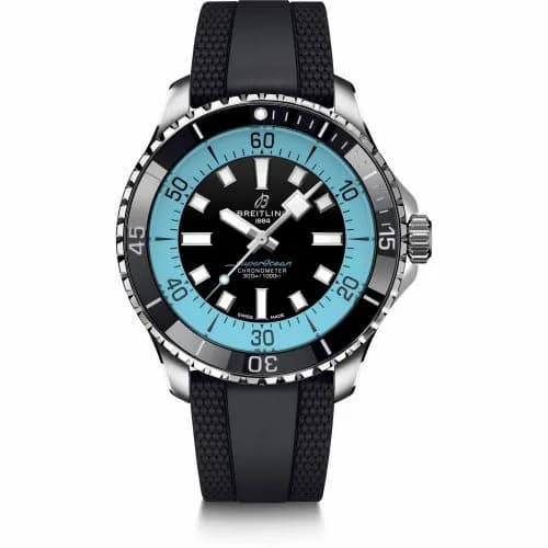 Breitling SuperOcean Automatic 44 Stainless Steel / Black - Blue / Rüschenbeck Edition A173761A1B1S1 — фото часов Breitling SuperOcean Automatic 44 Stainless Steel / Black - Blue / Rüschenbeck Edition A173761A1B1S1 — фото часов