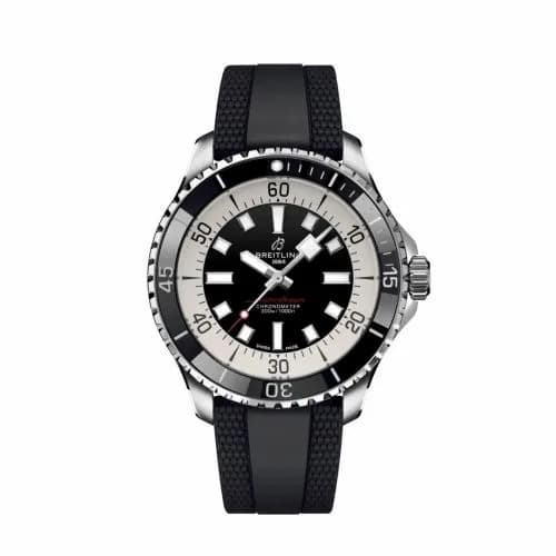 Breitling SuperOcean Automatic 44 Stainless Steel / Black / Rubber A17376211B1S1 — фото часов Breitling SuperOcean Automatic 44 Stainless Steel / Black / Rubber A17376211B1S1 — фото часов