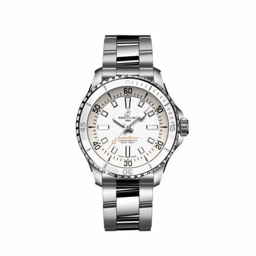 Breitling SuperOcean Automatic 36 Stainless Steel / White / Bracelet A17377211A1A1 — фото часов Breitling SuperOcean Automatic 36 Stainless Steel / White / Bracelet A17377211A1A1 — фото часов