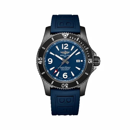 Breitling Superocean 46 Blacksteel / Blue / Rubber / Pin M17368D71C1S1 — фото часов Breitling Superocean 46 Blacksteel / Blue / Rubber / Pin M17368D71C1S1 — фото часов