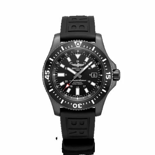 Breitling Superocean 44 Special Blacksteel / Black / Rubber / Folding M17393131B1S1 — фото часов Breitling Superocean 44 Special Blacksteel / Black / Rubber / Folding M17393131B1S1 — фото часов