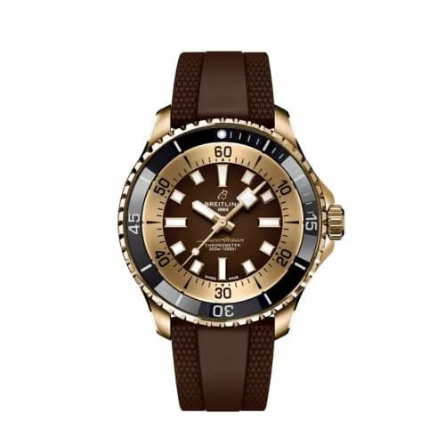 Breitling SuperOcean Automatic 44 Bronze / Brown / Rubber N17376201Q1S1 — фото часов Breitling SuperOcean Automatic 44 Bronze / Brown / Rubber N17376201Q1S1 — фото часов