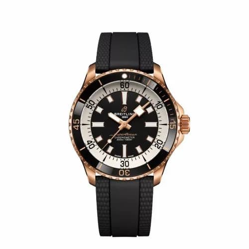 Breitling SuperOcean Automatic 42 Red Gold / Black / Rubber R17375211B1S1