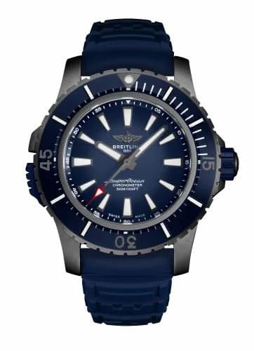Breitling Superocean II 48 Titanium / Blue / Rubber / Pin V17369101C1S1 — фото часов Breitling Superocean II 48 Titanium / Blue / Rubber / Pin V17369101C1S1 — фото часов