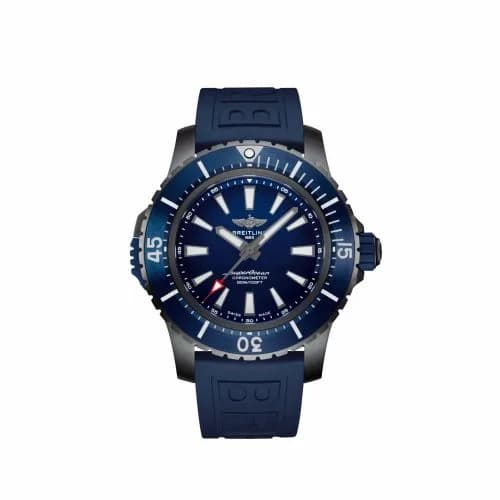 Breitling Superocean II 48 Titanium / Blue / Rubber / Pin V17369161C1S1 — фото часов Breitling Superocean II 48 Titanium / Blue / Rubber / Pin V17369161C1S1 — фото часов