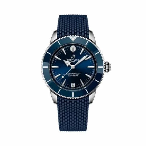 Breitling Superocean Heritage B31 Automatic 36 Stainless Steel / Blue / Rubber A10390161C1S1 — фото часов Breitling Superocean Heritage B31 Automatic 36 Stainless Steel / Blue / Rubber A10390161C1S1 — фото часов