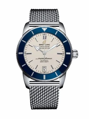 Breitling Superocean Heritage II 42 Stainless Steel / Blue / Silver / Bracelet AB201016/G827/154A — фото часов Breitling Superocean Heritage II 42 Stainless Steel / Blue / Silver / Bracelet AB201016/G827/154A — фото часов