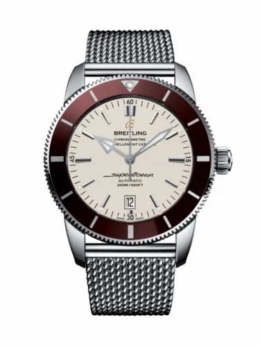Breitling Superocean Heritage II 46 Stainless Steel / Bronze / Silver / Milanese AB202033/G828/152A — фото часов Breitling Superocean Heritage II 46 Stainless Steel / Bronze / Silver / Milanese AB202033/G828/152A — фото часов