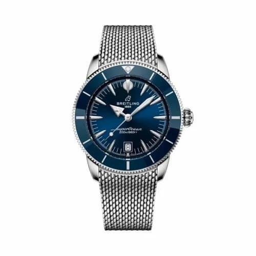 Breitling Superocean Heritage B31 Automatic 42 Stainless Steel / Blue / Milanese AB3111161C1A1 — фото часов Breitling Superocean Heritage B31 Automatic 42 Stainless Steel / Blue / Milanese AB3111161C1A1 — фото часов
