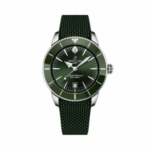 Breitling Superocean Heritage B31 Automatic 44 Stainless Steel / Green / Rubber AB3112361L1S1
