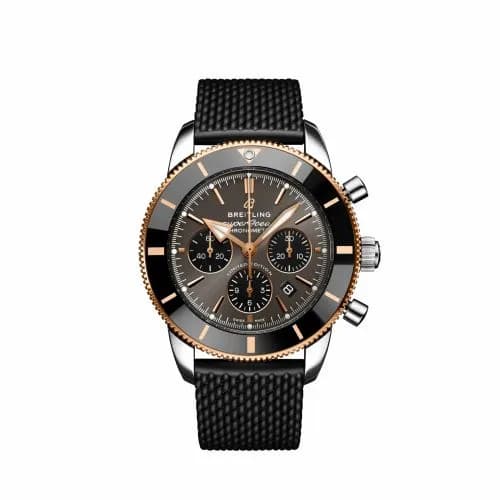Breitling Superocean Heritage II B01 Chronograph 44 Stainless Steel / Red Gold / Grey UB01621A1M1S1 — фото часов Breitling Superocean Heritage II B01 Chronograph 44 Stainless Steel / Red Gold / Grey UB01621A1M1S1 — фото часов