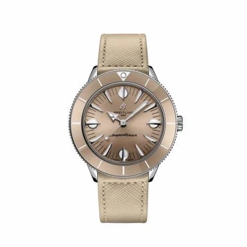 Breitling Superocean Heritage '57 Pastel Paradise / Iced Latte A10340A41A1X1 — фото часов Breitling Superocean Heritage '57 Pastel Paradise / Iced Latte A10340A41A1X1 — фото часов