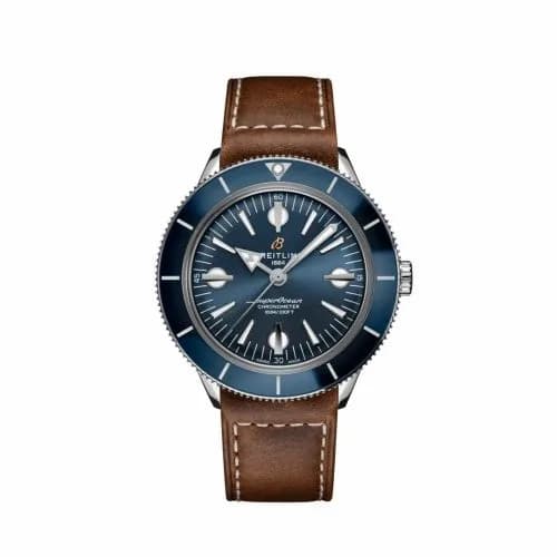 Breitling Superocean Heritage '57 Stainless Steel / Blue / Calf / Folding A10370161C1P2