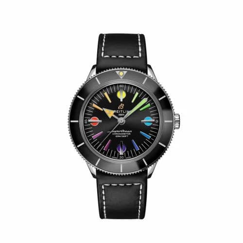 Breitling Superocean Heritage '57 Stainless Steel / Rainbow Boutique Limited Edition / Calf / Folding A103701A1B1X2