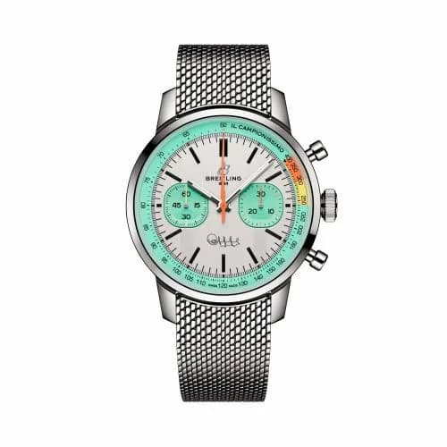 Breitling Top Time B01 Fausto Coppi / Mesh AB01768A1A1A1 — фото часов Breitling Top Time B01 Fausto Coppi / Mesh AB01768A1A1A1 — фото часов
