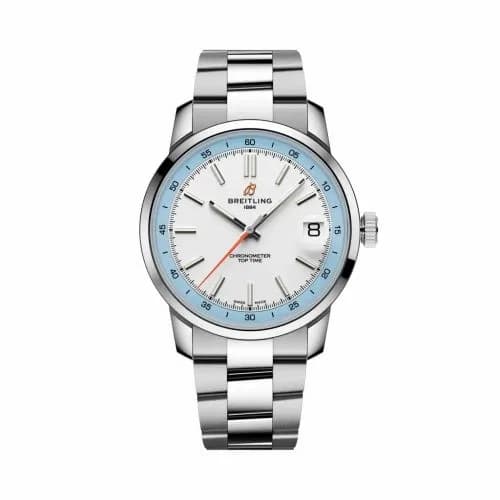 Breitling Top Time B31 Stainless Steel / Silver / Bracelet AB3113281A1A1