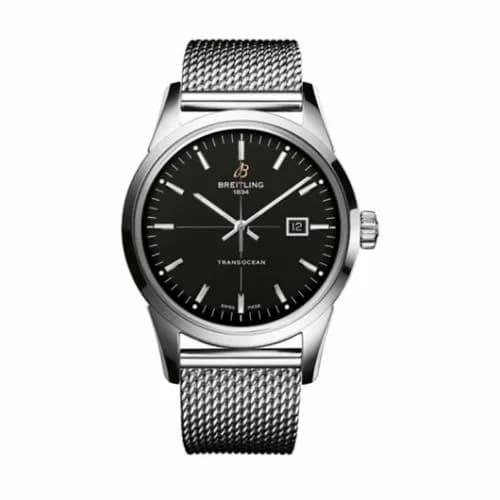 Breitling Transocean Date Stainless Steel / Black / Bracelet A1036012/BA91/154A — фото часов Breitling Transocean Date Stainless Steel / Black / Bracelet A1036012/BA91/154A — фото часов