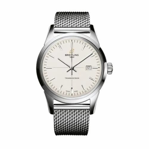 Breitling Transocean Date Stainless Steel / Silver / Bracelet A1036012/G721/154A — фото часов Breitling Transocean Date Stainless Steel / Silver / Bracelet A1036012/G721/154A — фото часов