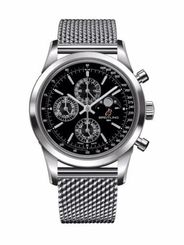Breitling Transocean Chronograph 1461 Stainless Steel / Black / Bracelet A1931012/BB68/154A — фото часов Breitling Transocean Chronograph 1461 Stainless Steel / Black / Bracelet A1931012/BB68/154A — фото часов