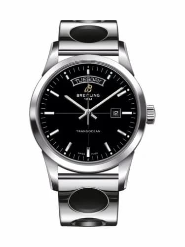 Breitling Transocean Day & Date Stainless Steel / Black / Racer A4531012/BB69/222A — фото часов Breitling Transocean Day & Date Stainless Steel / Black / Racer A4531012/BB69/222A — фото часов