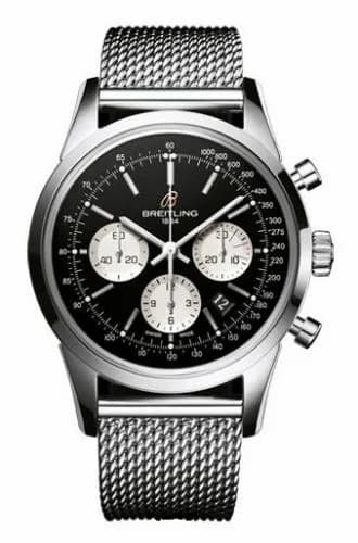 Breitling Transocean Chronograph Stainless Steel / Reverse Panda / Limited Edition AB015112/BA59/154A — фото часов Breitling Transocean Chronograph Stainless Steel / Reverse Panda / Limited Edition AB015112/BA59/154A — фото часов