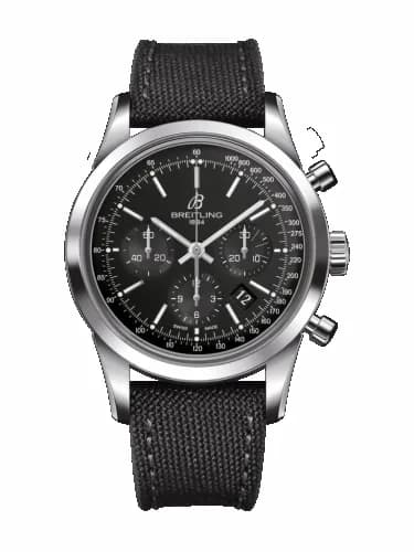 Breitling Transocean Chronograph Stainless Steel / Black / Military / Pin AB015212/BA99/109W/A20BA.1