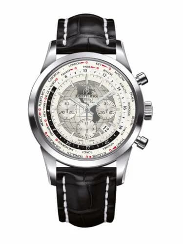 Breitling Transocean Chronograph экземплярime Stainless Steel / Silver / Croco AB0510U0.A790.760P. — фото часов Breitling Transocean Chronograph экземплярime Stainless Steel / Silver / Croco AB0510U0.A790.760P. — фото часов