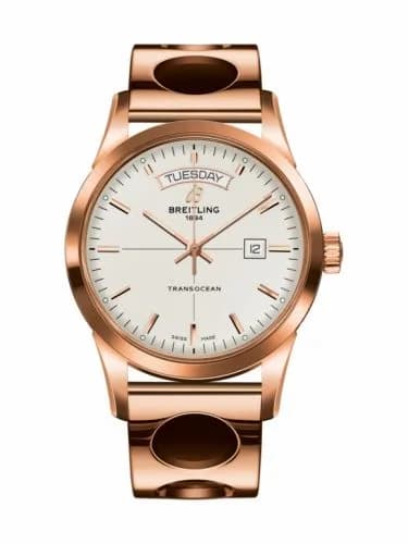 Breitling Transocean Day & Date Red Gold / Silver / Racer R4531012/G752/220R — фото часов Breitling Transocean Day & Date Red Gold / Silver / Racer R4531012/G752/220R — фото часов
