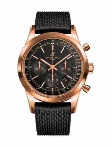 Breitling Transocean Chronograph Red Gold / Black / Rubber Aero Classic RB015212|BB16|279S — фото часов Breitling Transocean Chronograph Red Gold / Black / Rubber Aero Classic RB015212|BB16|279S — фото часов