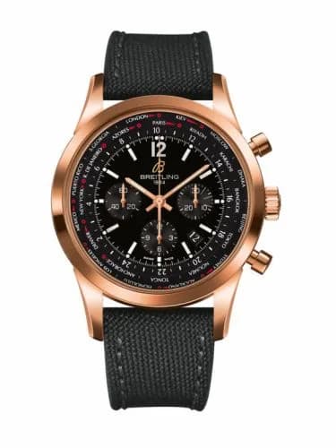 Breitling Transocean Chronograph экземплярime Pilot Red Gold / Black / Military RB0510U5.BC39.100W