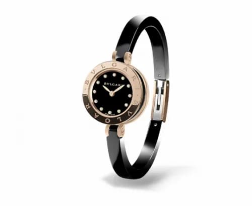 Bulgari B.Zero1 Pink Gold Ceramic Black 102087 — фото часов Bulgari B.Zero1 Pink Gold Ceramic Black 102087 — фото часов