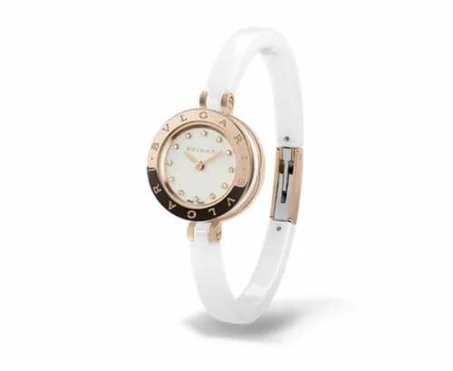 Bulgari B.Zero1 Pink Gold Ceramic White 102088 — фото часов Bulgari B.Zero1 Pink Gold Ceramic White 102088 — фото часов