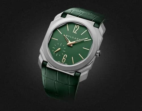 Bulgari Octo Finissimo Automatic Titanium / Green / Harrods 100995 — фото часов Bulgari Octo Finissimo Automatic Titanium / Green / Harrods 100995 — фото часов