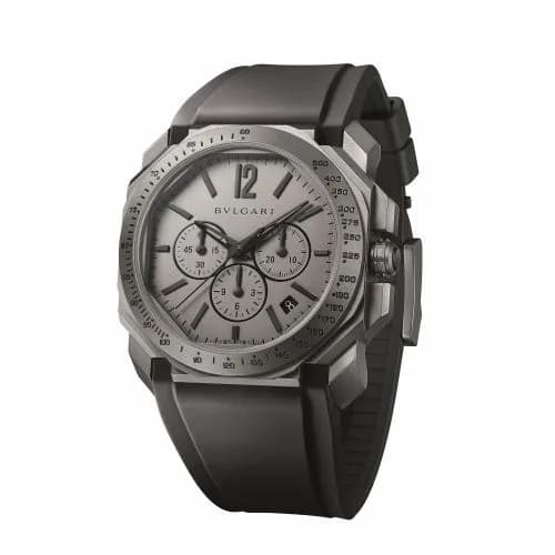 Bulgari Octo Velocissimo Titanium / Grey / Rubber 102859