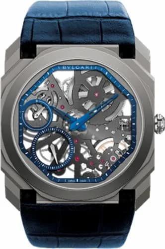 Bulgari Octo Finissimo Skeleton Titanium / Alligator / Limited Edition 102941
