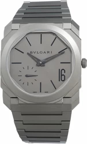 Bulgari Octo Finissimo Automatic Titanium / Grey / WorldTempus 102971