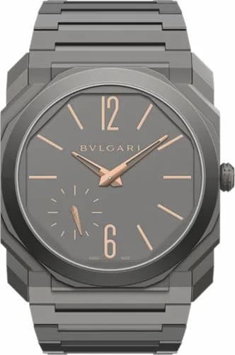 Bulgari Octo Finissimo Automatic Titanium / Grey / Bracelet 103137 — фото часов Bulgari Octo Finissimo Automatic Titanium / Grey / Bracelet 103137 — фото часов