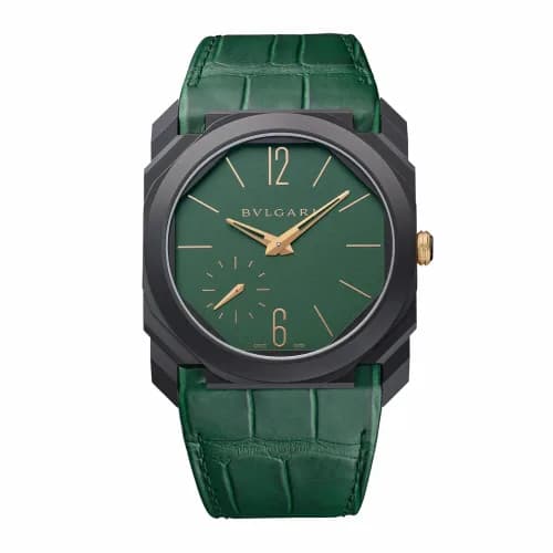 Bulgari Octo Finissimo Automatic Titanium / DLC / Green 103151